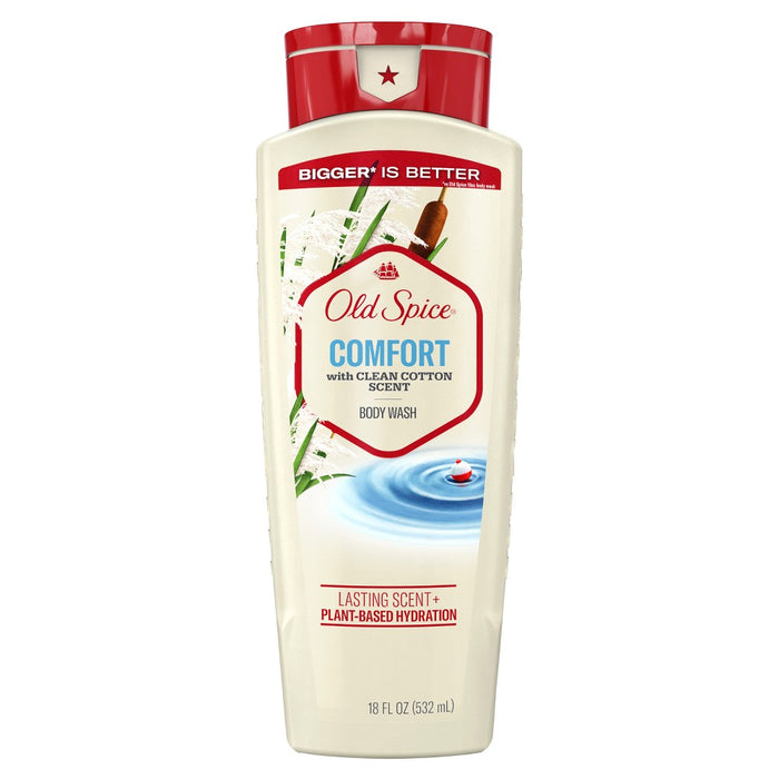 Old Spice Men's Body Wash - Comfort with Clean Cotton scent - 18 fl oz