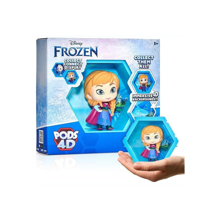 WOW! PODS 4D Disney Frozen Anna - Unique Connectable & Collectable Toy Figure
