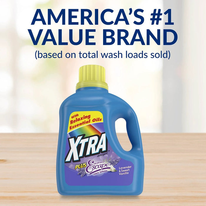 Xtra Plus Scent of Escape, Lavender & Sweet Vanilla, 63 Loads Liquid Laundry Det