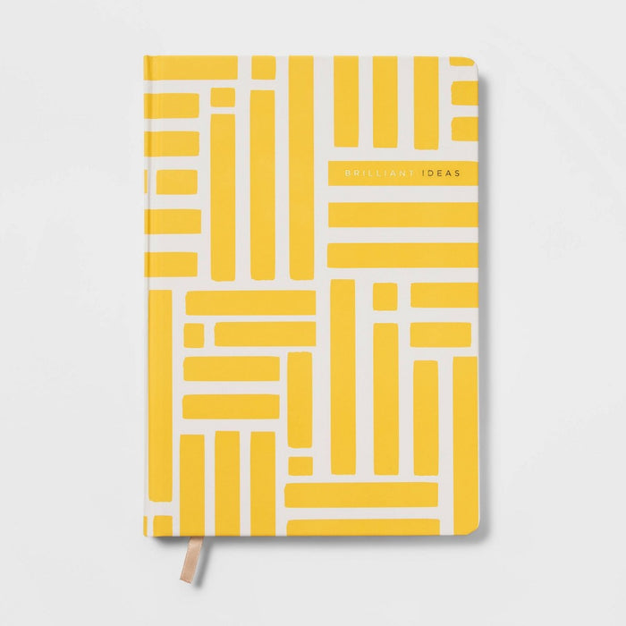 192 Sheet College Ruled Journal 6.5"x9.625" Yellow Bright Ideas - Threshold