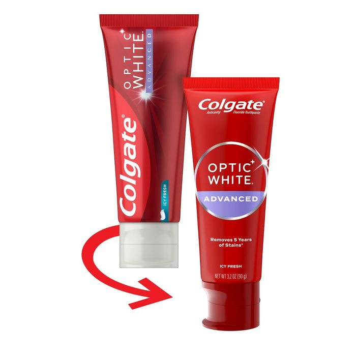 Colgate Optic White Advanced Whitening Toothpaste - Icy Fresh - 3.2oz/1pk