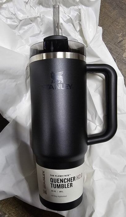 Stanley 30 oz Stainless Steel H2.0 Flowstate Quencher Tumbler Black