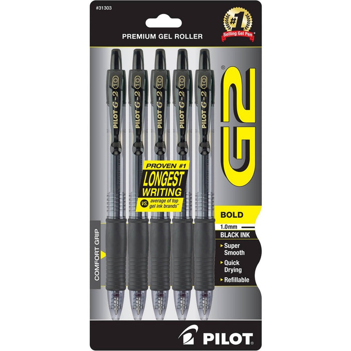G2 Gel 5pk Bold Black Assortment