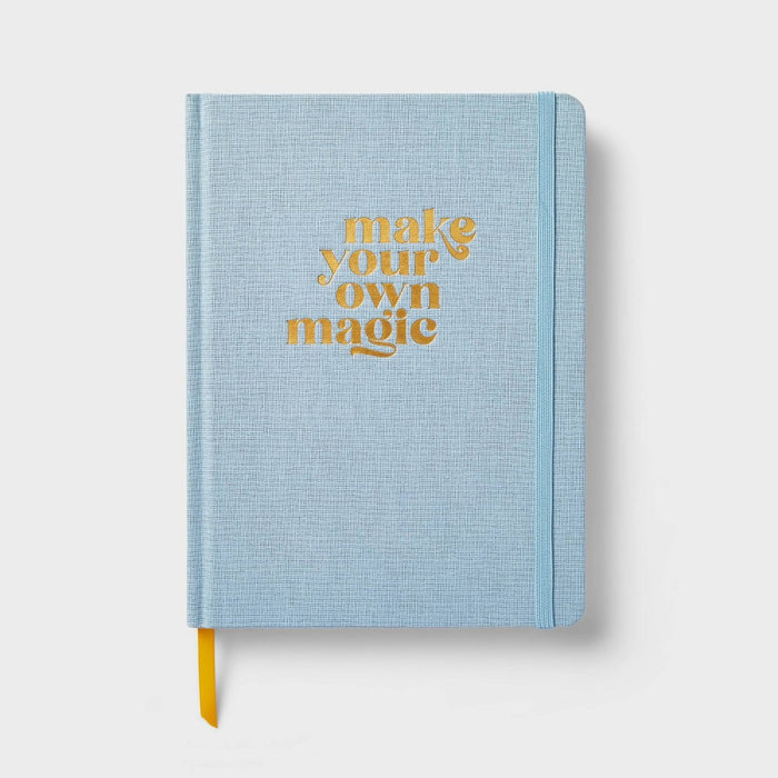 Guided Journal 5.875"x7.5" Bookcloth Make Your Own Magic - Threshold