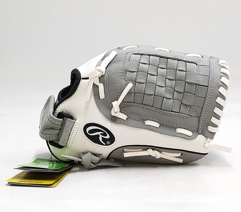 Rawlings 12" Fielding Gloves - White/Gray