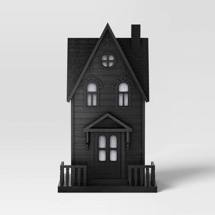 Small Haunted House Figurine Black - Threshold