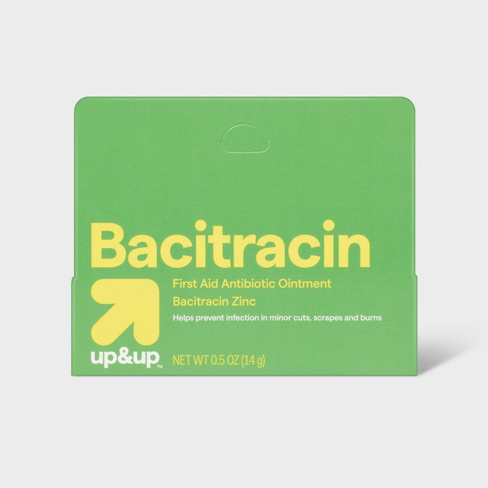 Bacitracin Antibiotic First Aid Ointment - 0.5oz/14gms - up&up