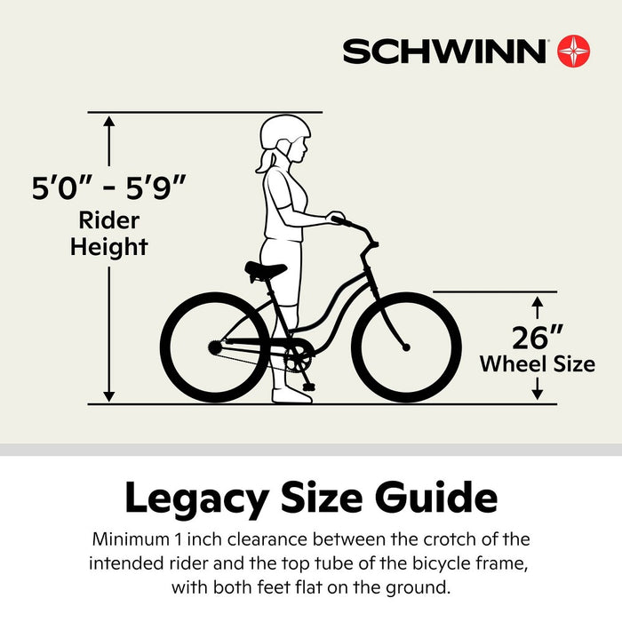Schwinn Legacy Women's 26" Cruiser Bike - Purple (LOCAL PICKUP ONLY)