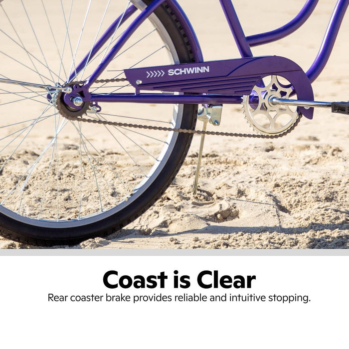 Schwinn Legacy Women's 26" Cruiser Bike - Purple (LOCAL PICKUP ONLY)