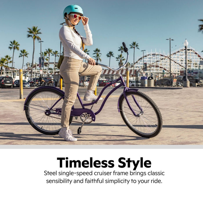 Schwinn Legacy Women's 26" Cruiser Bike - Purple (LOCAL PICKUP ONLY)