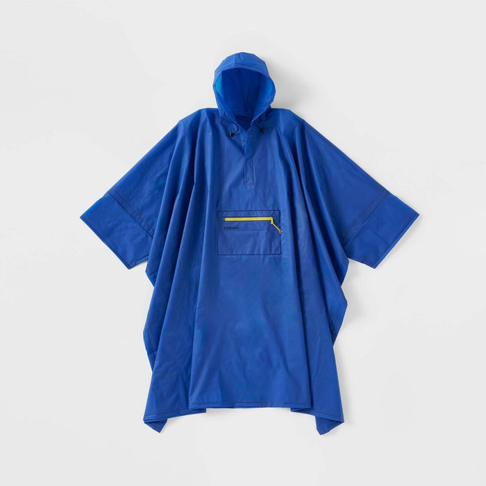 Peva Pull-On Blue Poncho - Embark