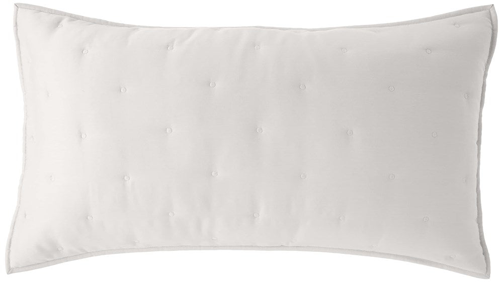 Amazon Aware Recycled Polyester And Cotton Blend Quilt Sham, 36 X 20 X 0.5 In, King, Ivory