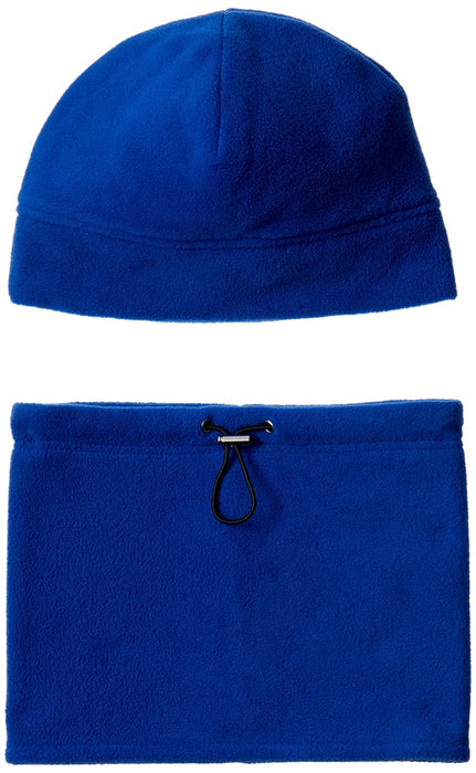 Amazon Essentials Fleece Hat And Gaiter Set, Pack Of 2, Royal Blue, One Size