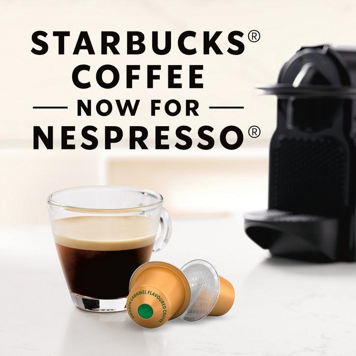 Starbucks by Nespresso Original Line Pods - Light Roast Coffee -Smooth Caramel - 1 Box (10 Pods)