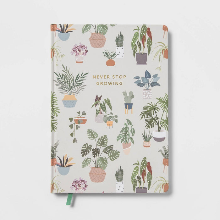 192 Sheet College Ruled Journal 6.5"x9.625" Never Stop Growing - Threshold