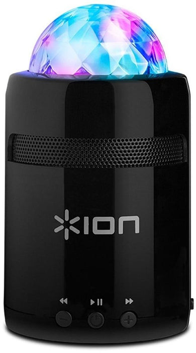 ION Audio Party Starter MK II | Pocket-Sized Bluetooth Speaker With Built-In Beat-Sync Light Show (3W)