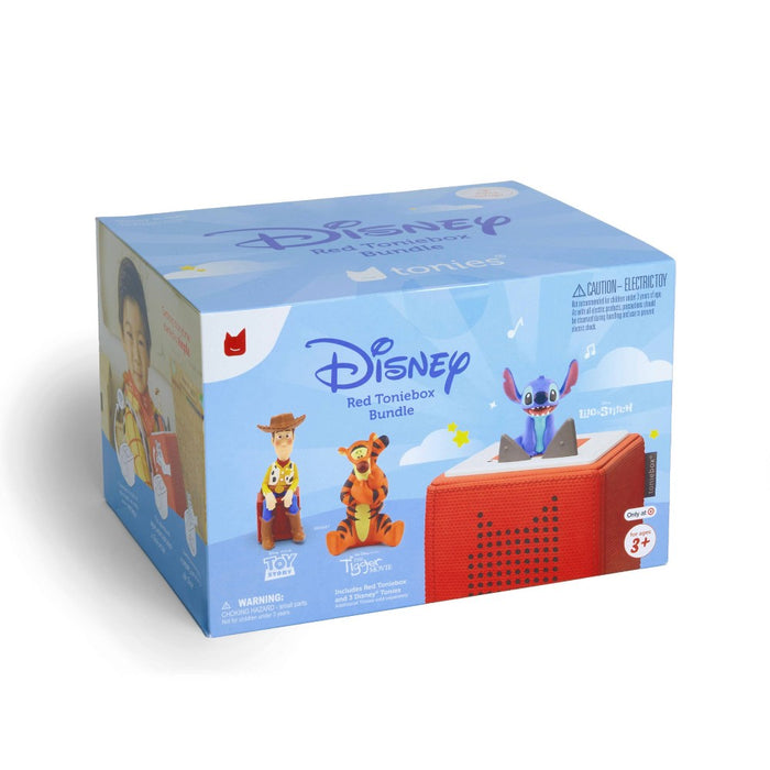 Tonies Disney Tigger, Woody and Stitch Toniebox Audio Player Bundle