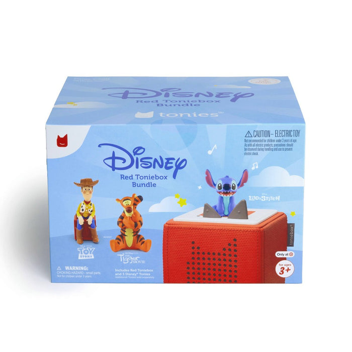Tonies Disney Tigger, Woody and Stitch Toniebox Audio Player Bundle