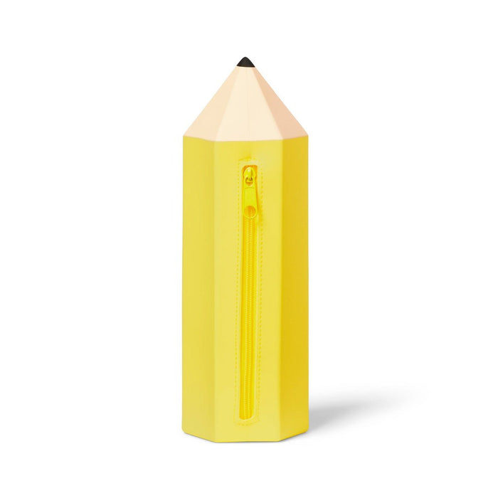 Pencil Shaped Pencil Pouch Yellow - up&up