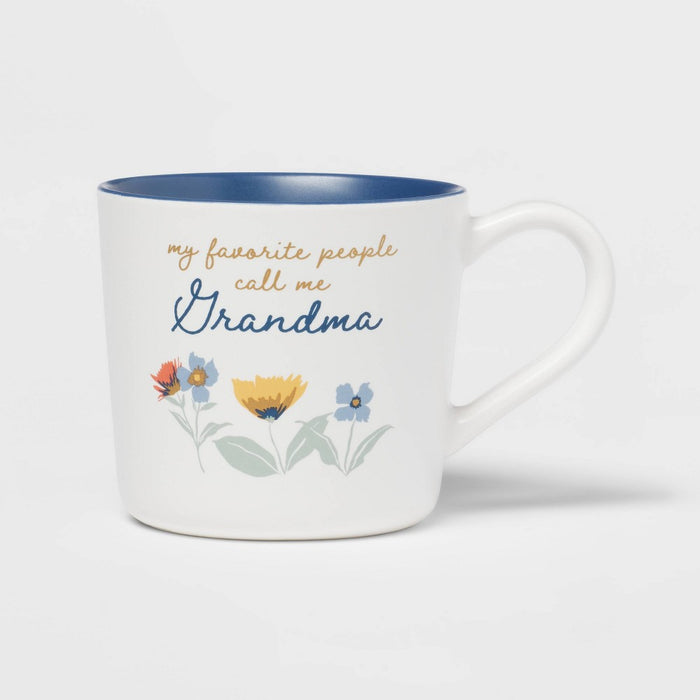 15oz Stoneware My Favorite People Call Me Grandma Mug - Threshold