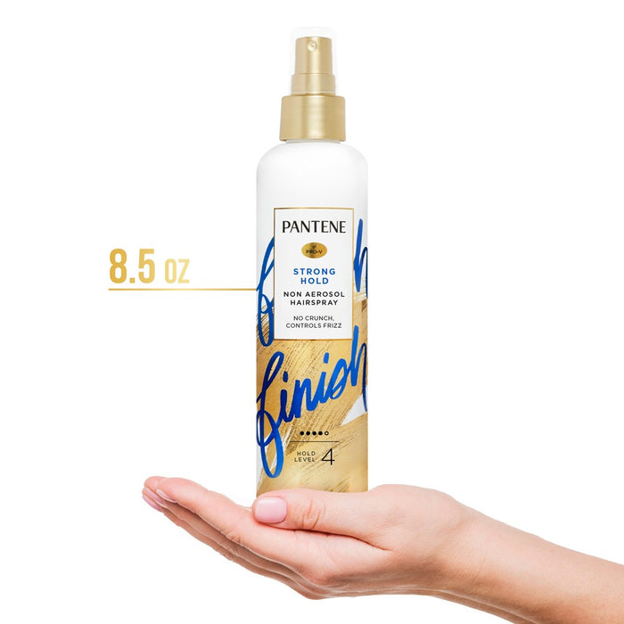 Pantene Pro-V Level 4 Strong Hold Anti Humidity Non Aerosol Hair Spray for Frizz Control - 8.5 fl oz