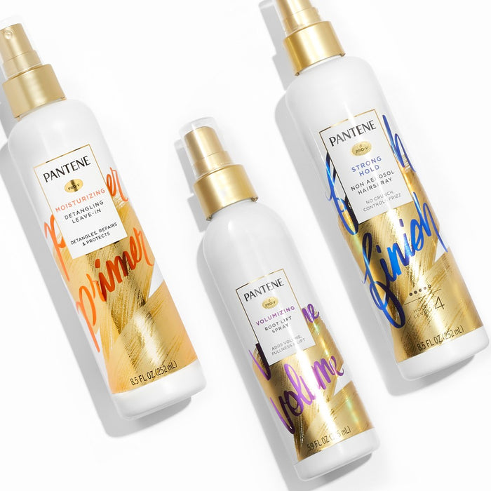 Pantene Pro-V Level 4 Strong Hold Anti Humidity Non Aerosol Hair Spray for Frizz Control - 8.5 fl oz