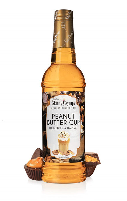 Jordan's Sugar Free Peanut Butter Cup Coffee Syrup, 25.4Oz - Keto, Gluten Free