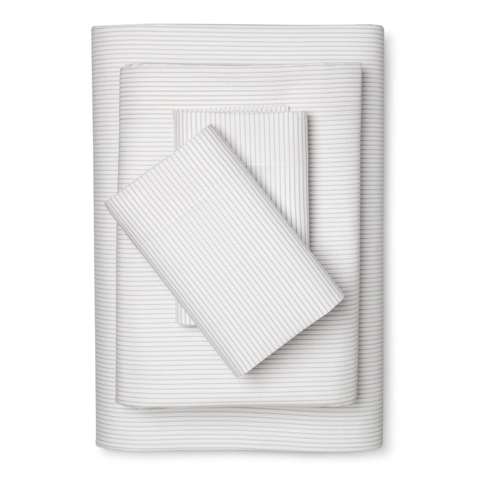 Twin/Twin XL Microfiber Sheet Set Sleek Silver - Room Essentials: Polyester, Peached, Elastic Fitted, OEKO-TEX Certified