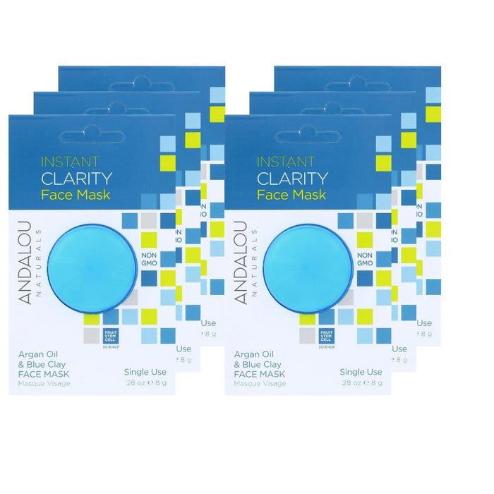 Andalou Naturals Argan Oil & Blue Clay Instant Clarity Face Mask