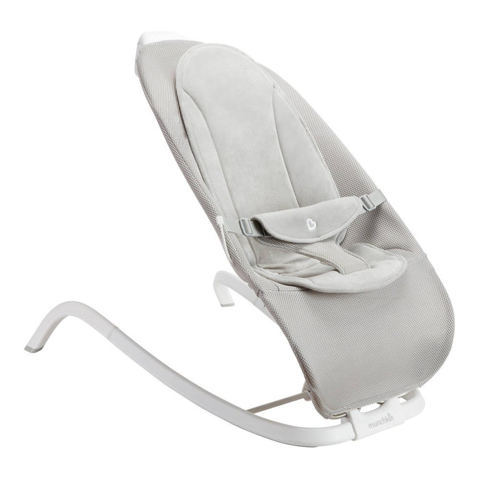 Munchkin Electric Digital Touch Display & Soothing Sounds Bouncer and Rocker - Gray