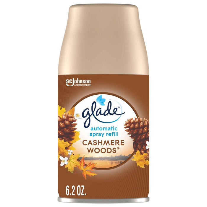 Glade Automatic Spray Air Freshener Cashmere Woods 1ct Refill - 6.2oz