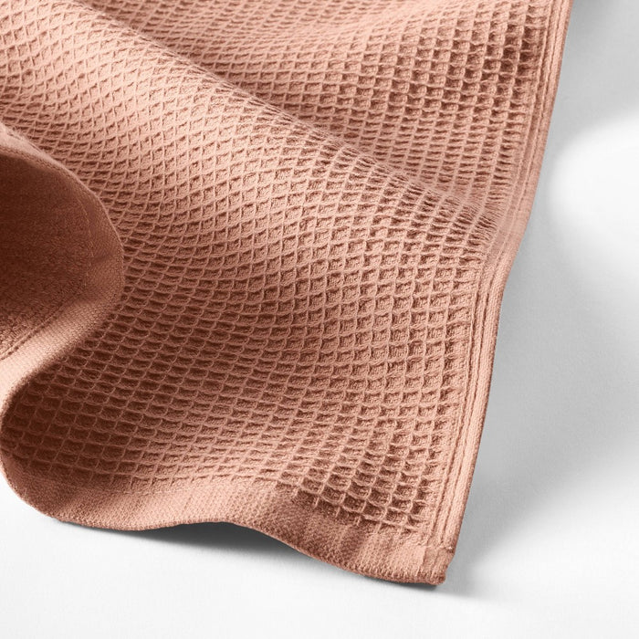 Waffle Kitchen Towel Terracotta Orange - Figmint