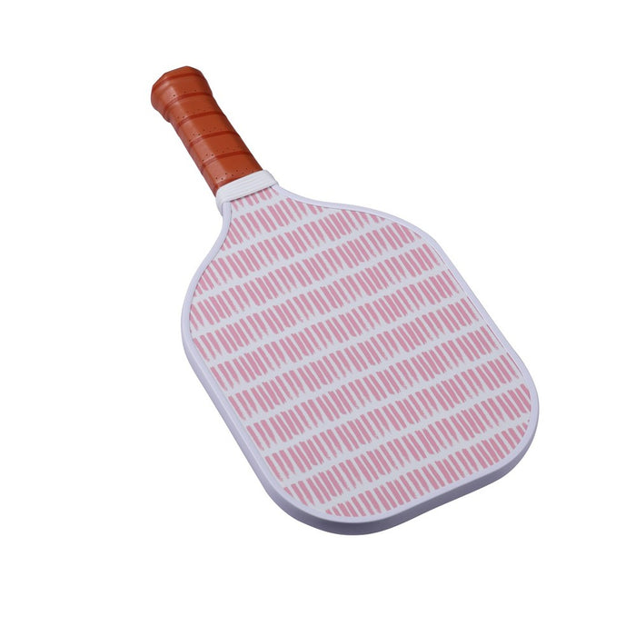 Double Sided Pickleball Paddle - Lemon/Pink Dash