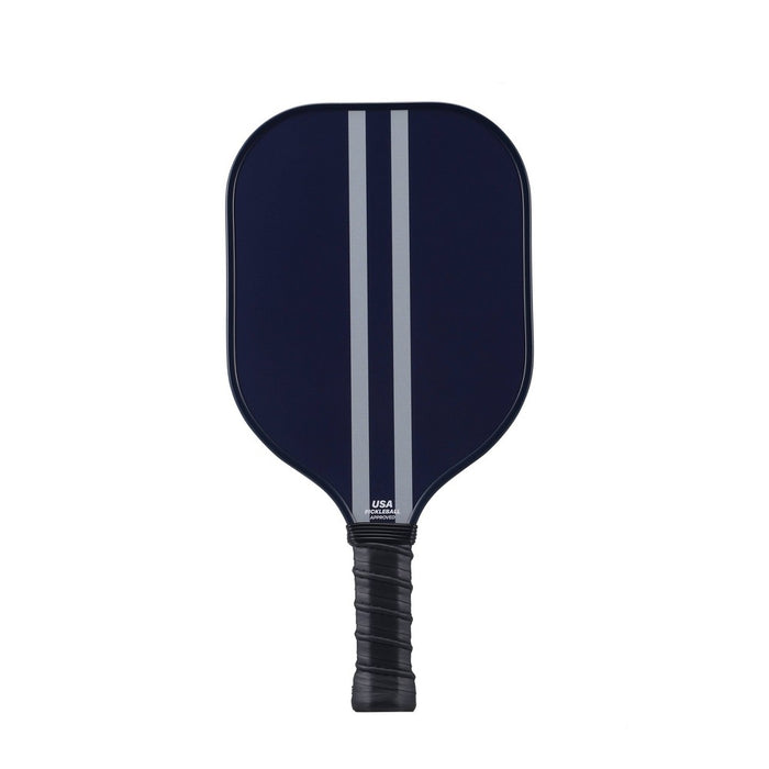 Double Sided Pickleball Paddle - Light Blue/Dark Blue Stripe