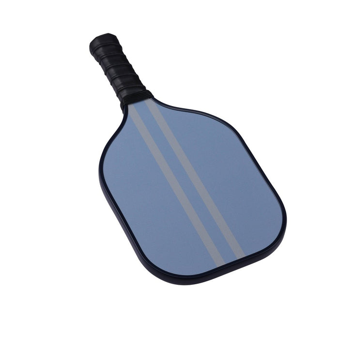Double Sided Pickleball Paddle - Light Blue/Dark Blue Stripe