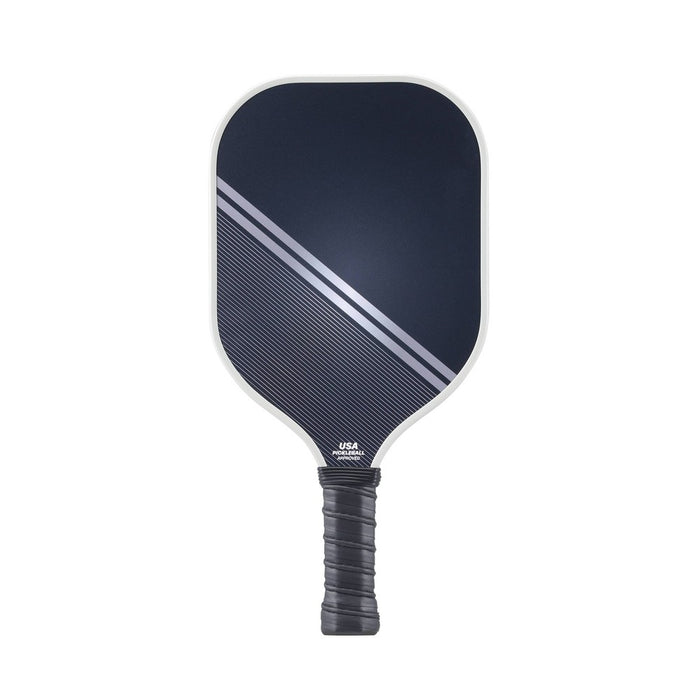 Double Sided Pickleball Paddle - Black/Gray Stripe