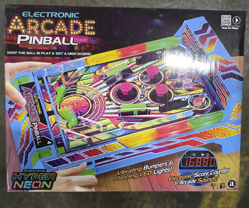 Ambassador Electronic Pinball Arcade Games - Neon