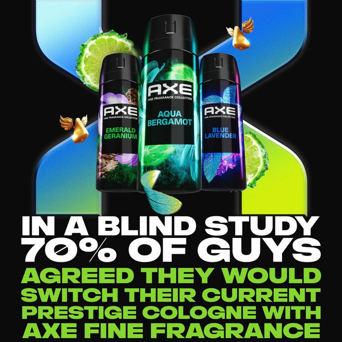 Axe Aqua Bergamot 72-Hour Aluminum-Free Premium Body Spray - Sage + Juniper - 4oz