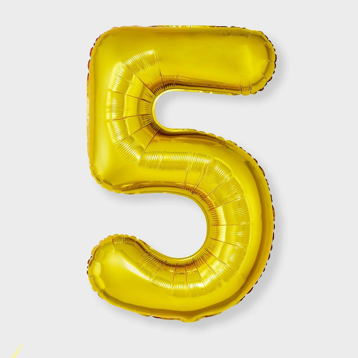 34" Number 5 Foil Balloon - Spritz