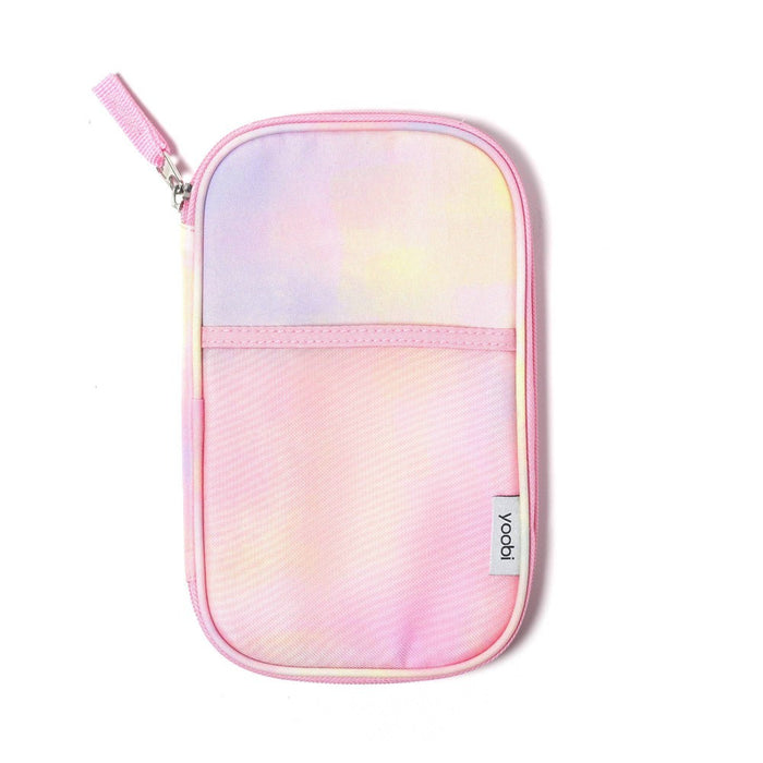Yoobi Single Zip Pencil Pouch Organizer Pastel Daydream