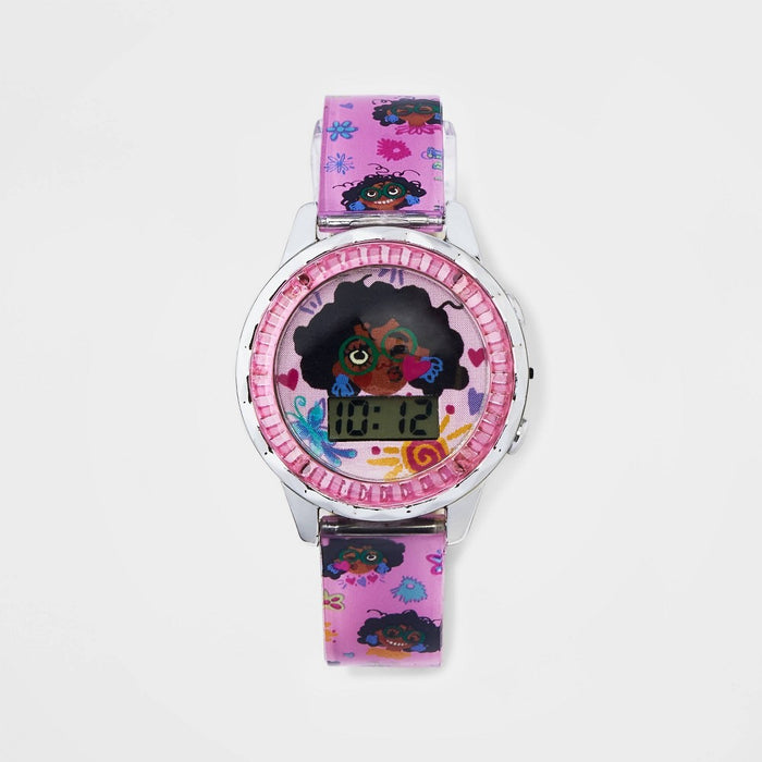 Girls' Disney Encanto LCD Watch - Pink