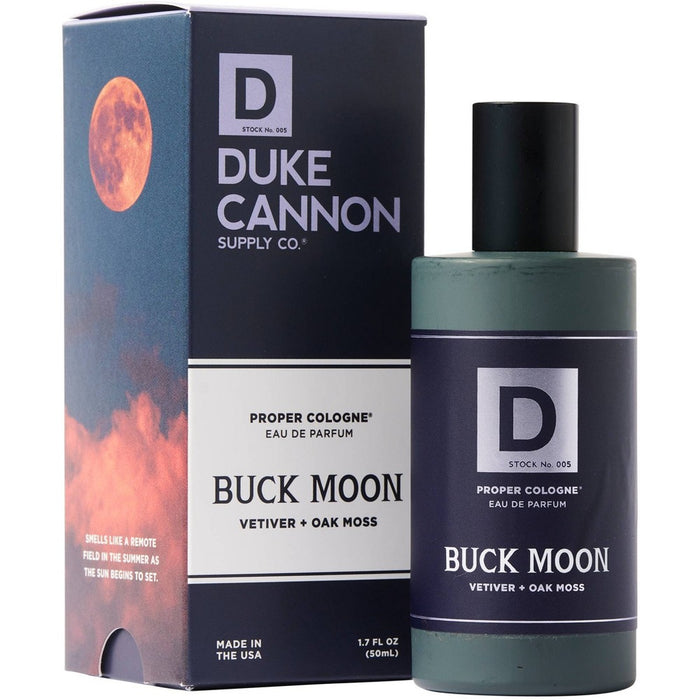 Duke Cannon Men's Buck Moon Proper Cologne - Vetiver & Oakmoss Cologne - 1.7 fl oz