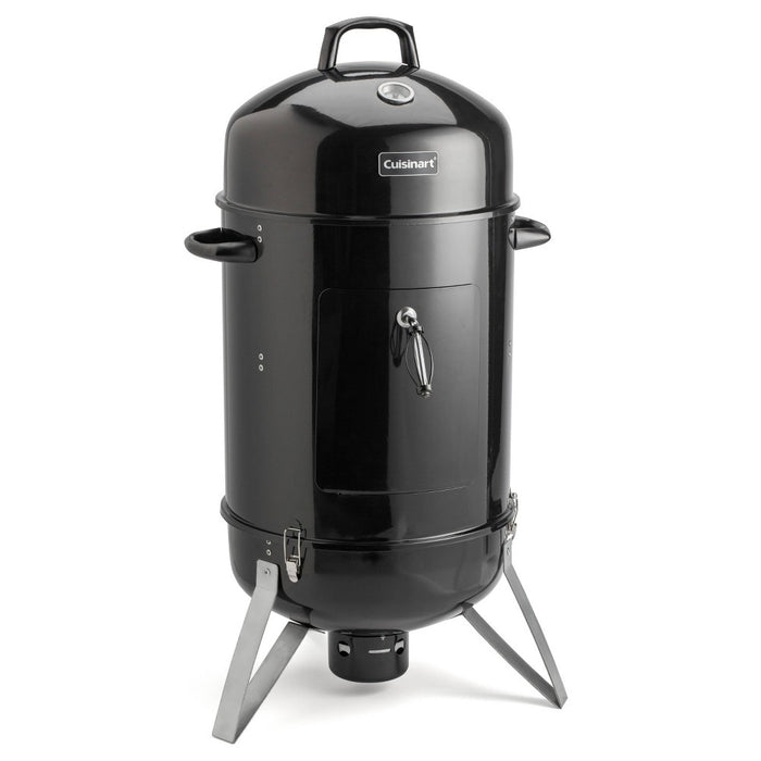 Cuisinart Vertical 18" Charcoal Smoker COS-118 Black: Durable, Easy Temperature Control, Porcelain Bowl (LOCAL PICKUP ONLY)