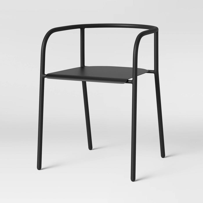 Kids' Metal Desk Chair Black - Pillowfort (LOCAL PICKUP ONLY)