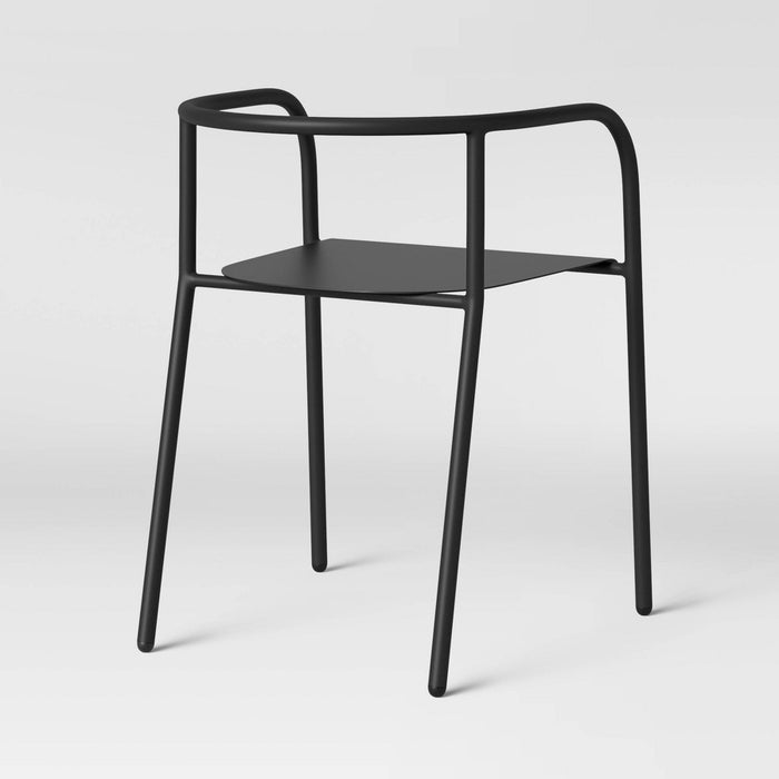 Kids' Metal Desk Chair Black - Pillowfort (LOCAL PICKUP ONLY)