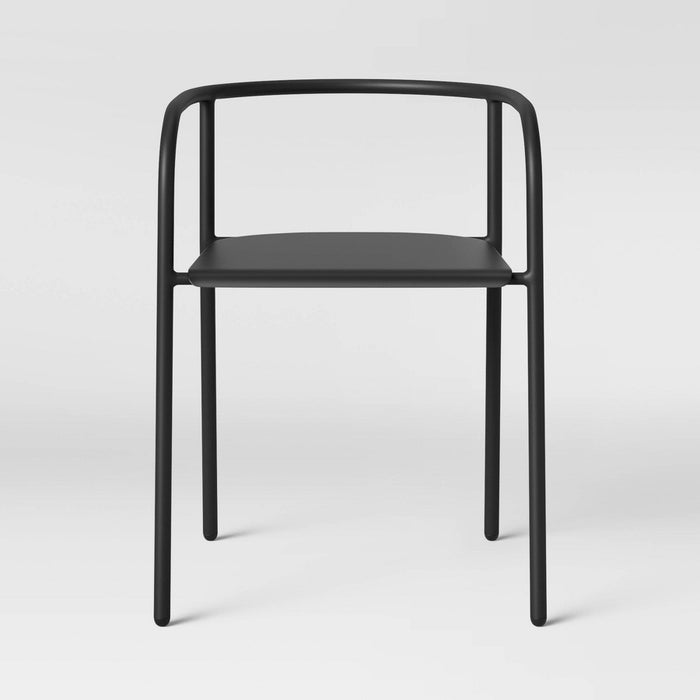 Kids' Metal Desk Chair Black - Pillowfort (LOCAL PICKUP ONLY)