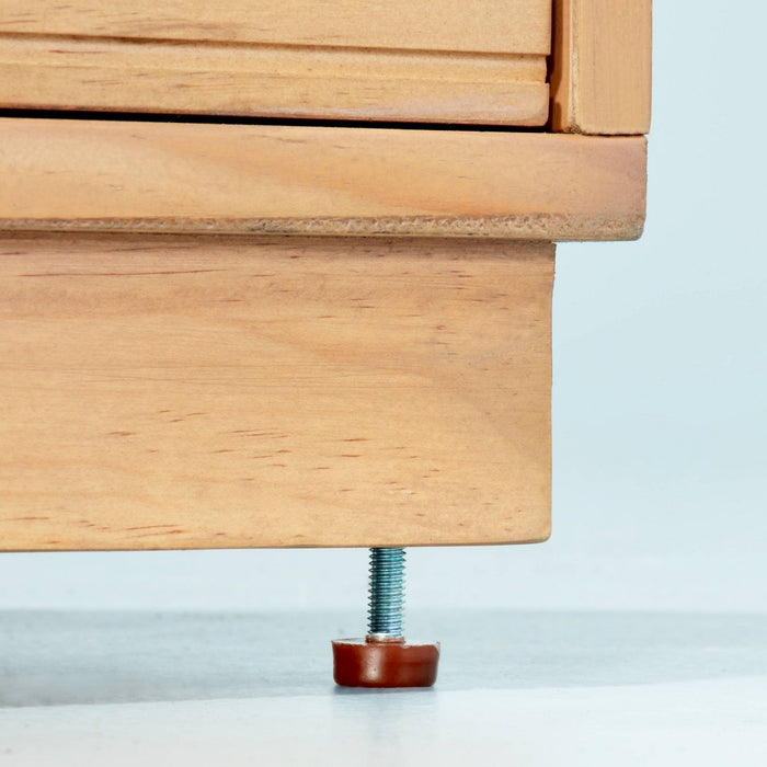 Grooved Wood 2-Drawer Vertical Filing Cabinet - Natural - Hearth & Hand with Magnolia