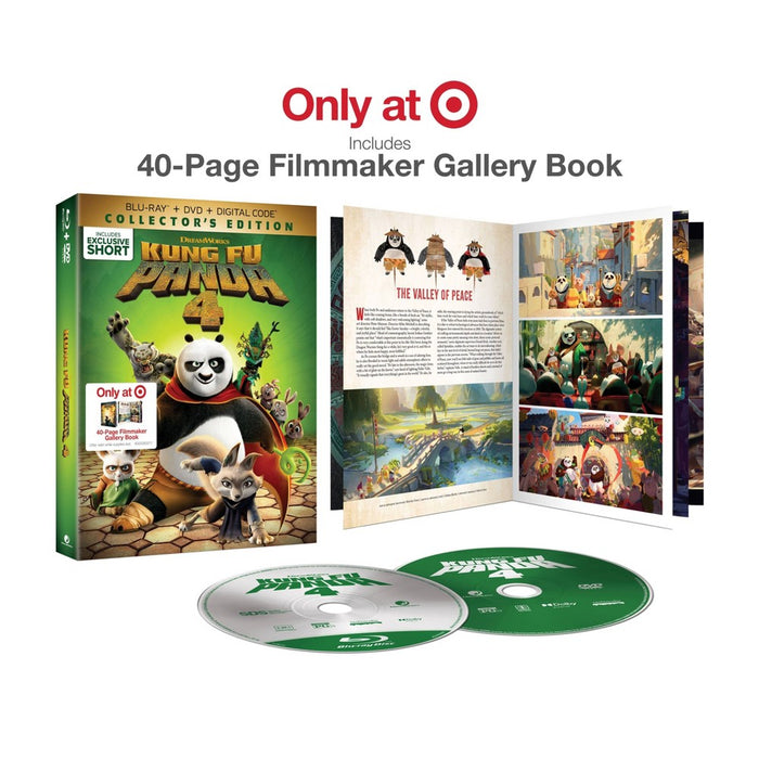 Kung Fu Panda 4 (Blu-ray + DVD + Digital) (Target Exclusive) *ADD 3 TO YOUR CART & 1 IS FREE!*