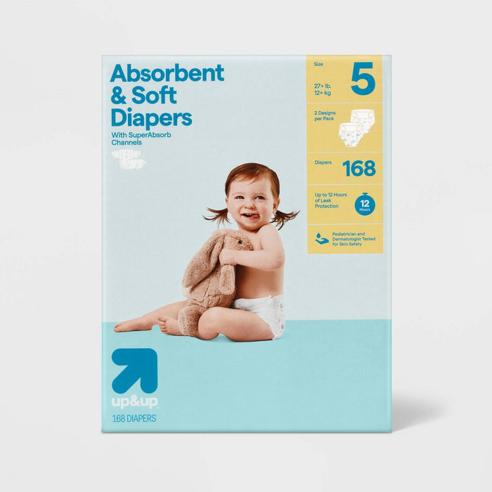 Disposable Diapers - Size 5 - 168ct - up&up