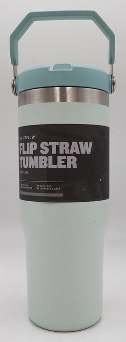 Stanley 30 oz Stainless Steel Ice Flow Flip Straw Tumbler Mist